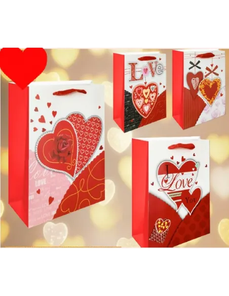 FUNDA REGALO LOVE 20X30X16 FDA149P