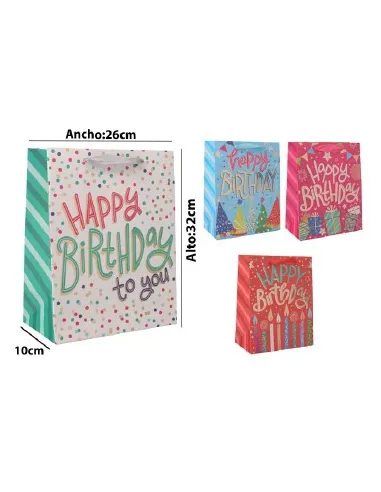 FUNDA REGALO 26X10X32CM REFES25861/YXL-1323 595054