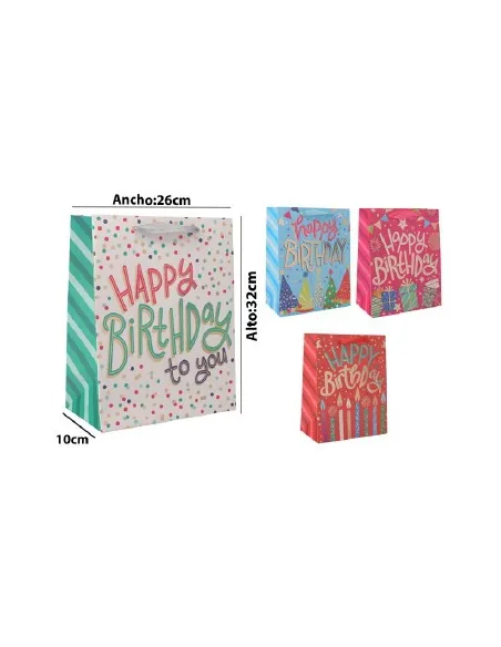 FUNDA REGALO 26X10X32CM REFES25861/YXL-1323 595054