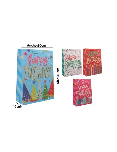 FUNDA REGALO 30X12X40CM REFES25862/YXL-1323 861351