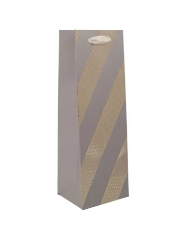 FUNDA REGALO BOTELLA V/COLORES 12X35X10CM 838592