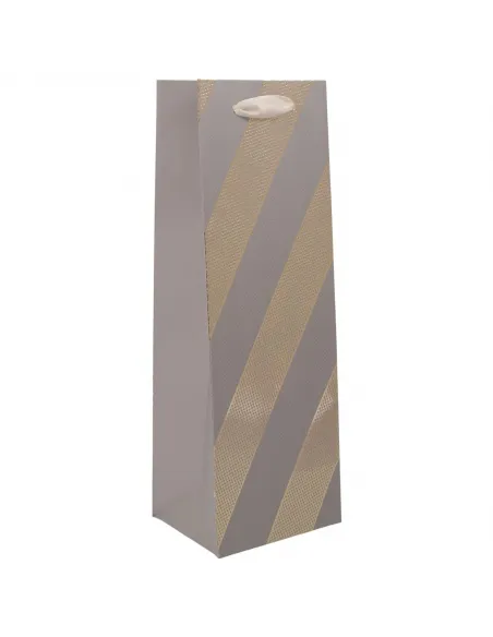 FUNDA REGALO BOTELLA V/COLORES 12X35X10CM 838592