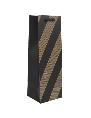 FUNDA REGALO BOTELLA V/COLORES 12X35X10CM 838592