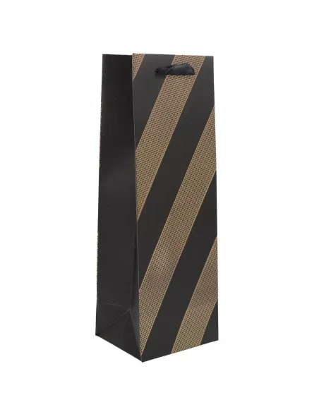 FUNDA REGALO BOTELLA V/COLORES 12X35X10CM 838592