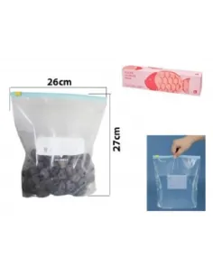 FUNDAS PLASTICAS ZIPPER X10UND 26X27CM REF. ES25226 969071