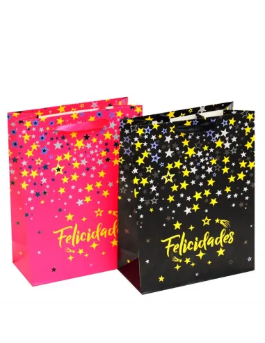 FUNDA REGALO FELICIDADES 4MOD 32X26X10 IC860-15