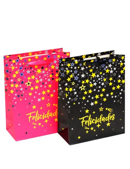 FUNDA REGALO FELICIDADES 4MOD 32X26X10 IC860-15