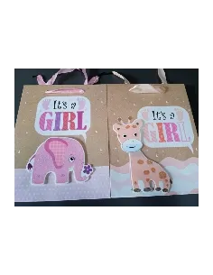 FUNDA D/REGALO ITS A GIRL/BOY 18X8X24CM R. IM22-1354