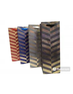 FUNDA REGALO P/BOTELLA 12x35x10CM REF863D