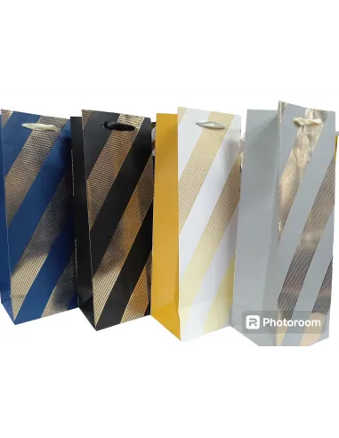 FUNDA REGALO P/BOTELLA 12x35x10CM REF849D