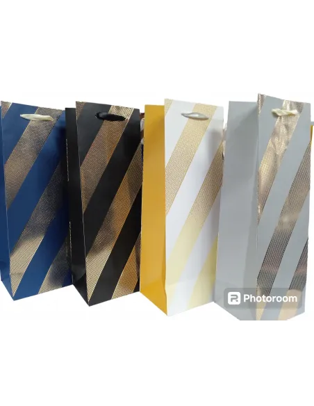 FUNDA REGALO P/BOTELLA 12x35x10CM REF849D