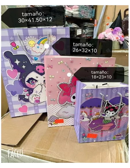 FUNDA DE REGALO RA KAWAI 3D 26X32 V/DISEÑOS