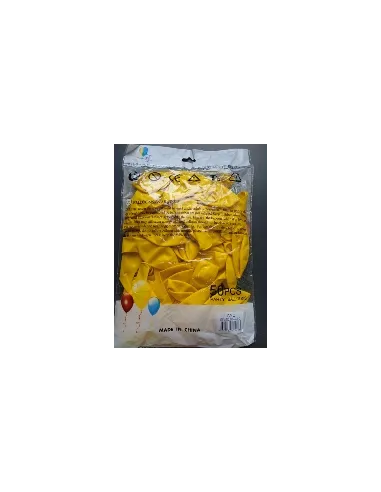 GLOBOS RA  12 AMARILLO X 50