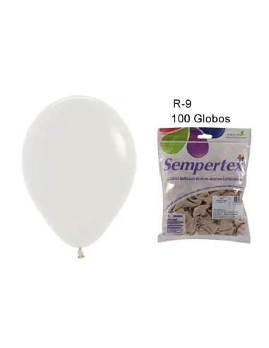 GLOBO PASTEL DUSK R-9 CREMA 107/396644 X100PZ. 208659