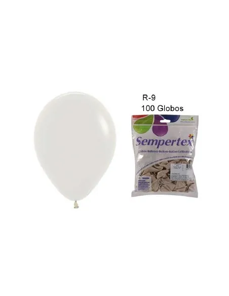 GLOBO PASTEL DUSK R-9 CREMA 107/396644 X100PZ. 208659