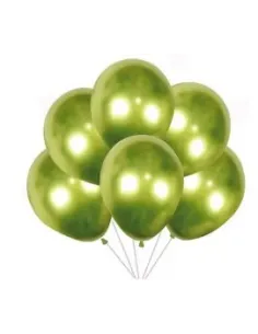 GLOBO RA  12 CROMADO VERDE CLARO X50 UND
