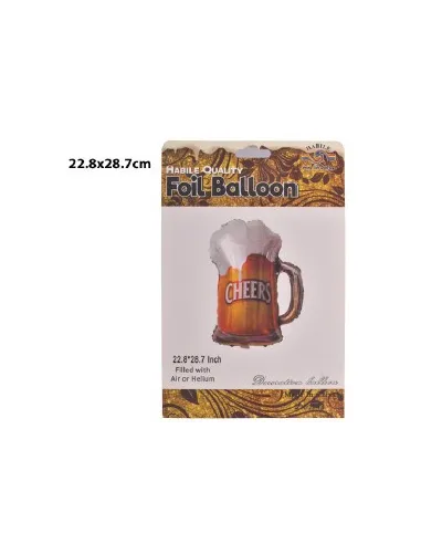 GLOBO ALUMINIO BEER 58X57CM REFES24687 679768