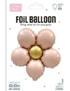 GLOBO SWH FLOR METAL. CHAMPAGNE 43X43CM 65J5A-36