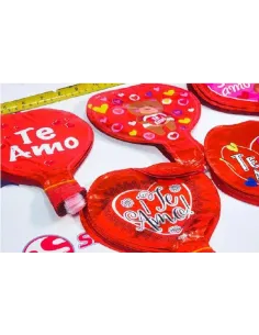 GLOBO ALUMINIO CORAZON 6PLG ROJO TE AMO GLO016A