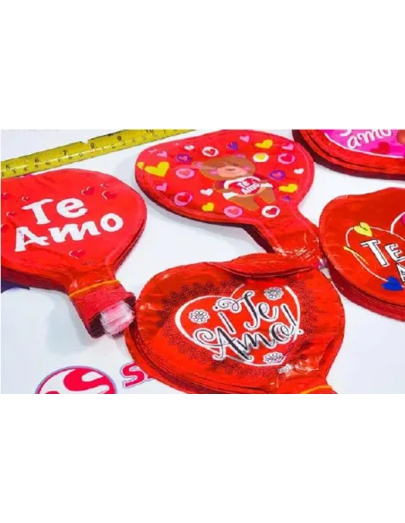 GLOBO ALUMINIO CORAZON 6PLG ROJO TE AMO GLO016A