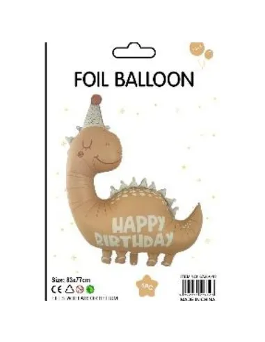 GLOBO SWH DINOSAURIO HAPPY BIRTHDAY 83X77CM 67J6A-12