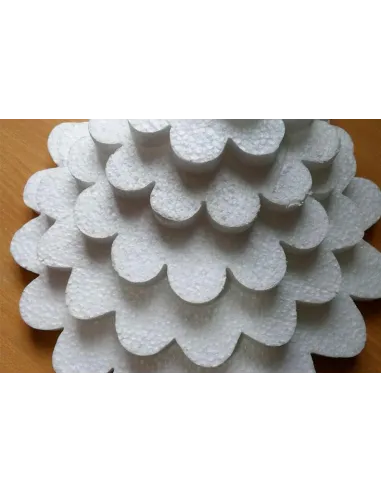 BASE CIRCULAR PLUMAFON FLOR  25