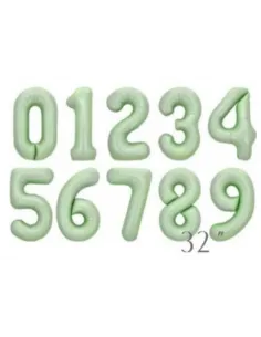 GLOBOS SWH ALUM.  4 VERDE 32PLG 7353A-14