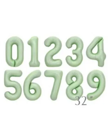 GLOBOS SWH ALUM.  6 VERDE 32PLG 7353A-14