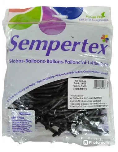 GLOBO FASHION S 160 CHOCOLATE REF076/912257 X100 PZ.