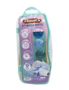 ACUARELA PASSOLA PASTEL X 12 COLORES