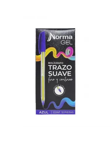 BOLIG. NORMA GEL P/FINA AZUL X12 (560360)