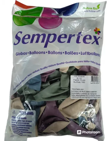 GLOBO PASTEL DUSK R-12 SURT 107-150/395883 X100PZ