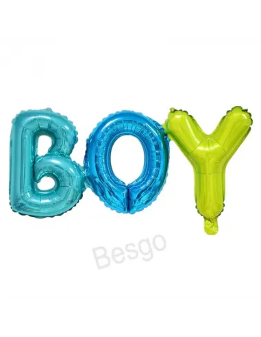 GLOBOS SWH ALUMINIO PALABRA BOY 65J5T-10A