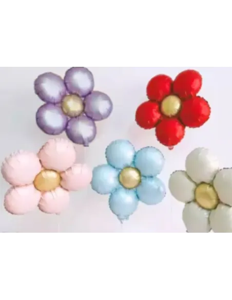 GLOBO ALUMINIO FLOR PEQUEÑO C/SURTIDOS