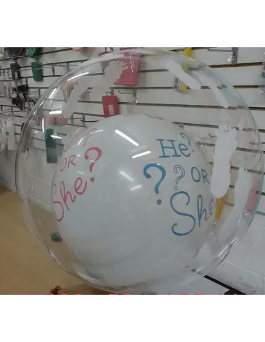 GLOBOS PLASTICO TRANSPARENTE 18 PULG JN489