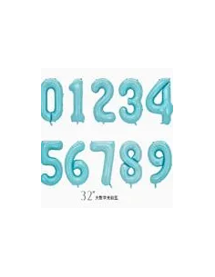 GLOBOS SWH ALUM.  6 CELESTE 32PLG 73J3A-7