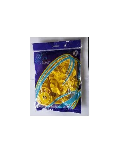 GLOBOS RA 9 AMARILLO X50 68163