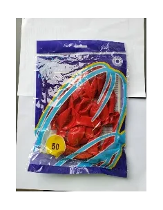 GLOBOS RA 9 ROJO X50 68095