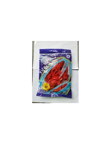 GLOBOS RA 9 ROJO X50 68095