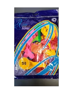 GLOBOS RA 9 SURTIDO X50