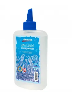 GOMA ARTESCO TRANSPARENTE 8 ONZAS (250 GR.) C/DOSIF.