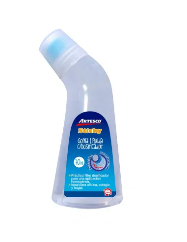 GOMA ARTESCO TRANSPARENTE 70ML C/DOSIFI