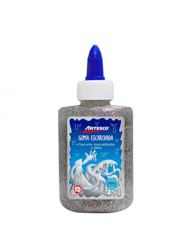 GOMA ARTESCO C/ESCARCHA PLATEADA 3 ONZ