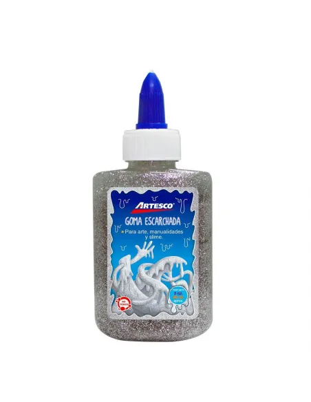 GOMA ARTESCO C/ESCARCHA PLATEADA 3 ONZ