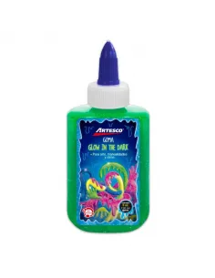 GOMA ARTESCO VERDE NEON 5OZ GLOW IN THE DARK