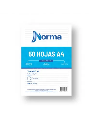 HOJA NORMA A4 1L 56GR X 50 [552986]