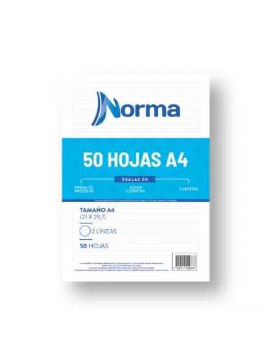 HOJA NORMA A4 2L 56GR X 50 [552987]