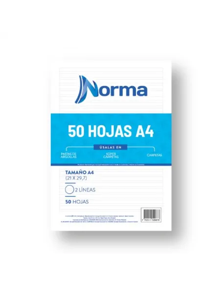 HOJA NORMA A4 2L 56GR X 50 [552987]