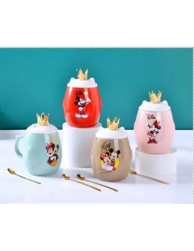 JARRO CERAMICA RAJ C/TAPA CORONA/DIAMANTE Y CUCHARA V/DISEÑOS