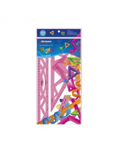 JUEGO ARTESCO GEOMETRICO 30CM IRROMPIBLE TREND